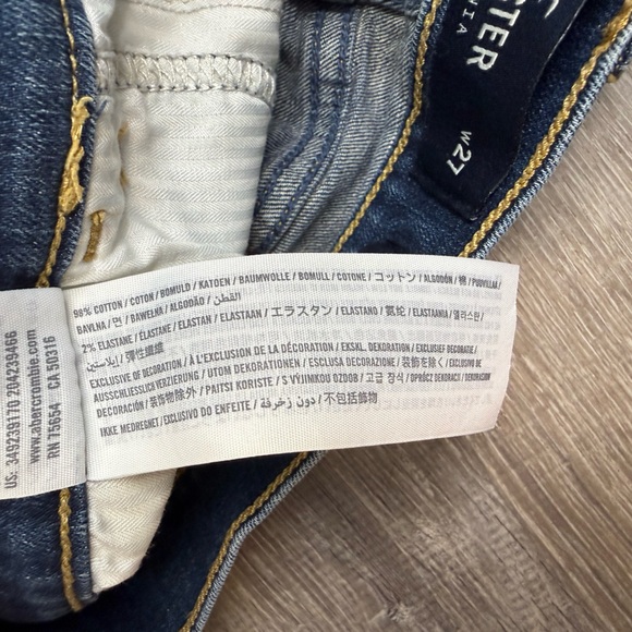 Hollister Low Rise Midi Shorts Size 5/27 - Picture 3 of 9